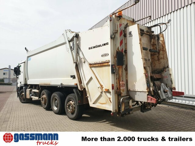 Šiukšliavežis pervežimui šiukšlių Mercedes-Benz Actros 3236 L 8x2/6, 2x Lenkachse, Schörling: foto 9