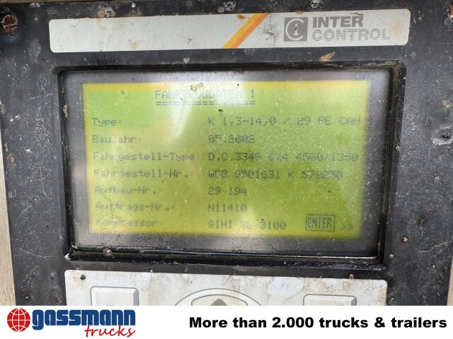 Mercedes-Benz Actros 3348 6x4, V8, Kroll Saug-/Spülwagen ca. - Gatvių šlavimo mašina: foto 2 Mercedes-Benz Actros 3348 6x4, V8, Kroll Saug-/Spülwagen ca. - Gatvių šlavimo mašina: foto 2