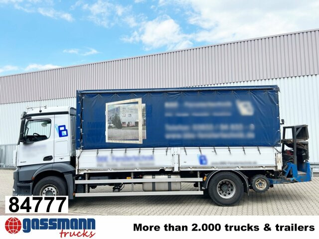 Mercedes-Benz Antos 1840 L 4x2, Aufnahme für Mitnahmestapler - Platforminis/ Bortinis sunkvežimis: foto 1 Mercedes-Benz Antos 1840 L 4x2, Aufnahme für Mitnahmestapler - Platforminis/ Bortinis sunkvežimis: foto 1