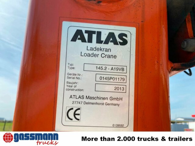 Mercedes-Benz Arocs 2545 L/6x2/4, Atlas Kran, 145.2-A19 VB, - Platforminis/ Bortinis sunkvežimis, Sunkvežimis su kranu: foto 2 Mercedes-Benz Arocs 2545 L/6x2/4, Atlas Kran, 145.2-A19 VB, - Platforminis/ Bortinis sunkvežimis, Sunkvežimis su kranu: foto 2