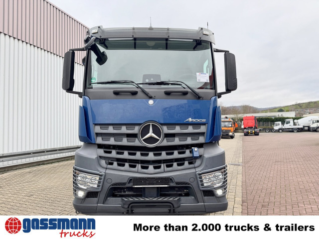 Platforminis/ Bortinis sunkvežimis, Sunkvežimis su kranu Mercedes-Benz Arocs 2642 6x4 mit Heckkran Atlas AK 186.3 V-2: foto 9