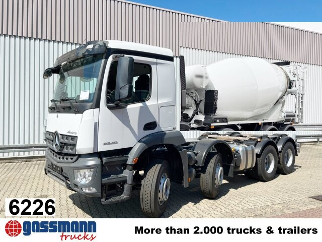Mercedes-Benz Arocs 3240 8x4, 9/10m³ Mischer - Betonvežis: foto 1 Mercedes-Benz Arocs 3240 8x4, 9/10m³ Mischer - Betonvežis: foto 1