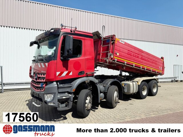 Mercedes-Benz Arocs 3243 K 8x4/4, Alu-Bordwände - Savivartis sunkvežimis: foto 1 Mercedes-Benz Arocs 3243 K 8x4/4, Alu-Bordwände - Savivartis sunkvežimis: foto 1