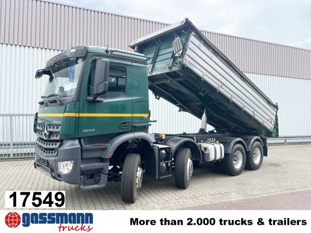 Mercedes-Benz Arocs 3243 K 8x4, Ressenig Thermo Alukipper 3-S - Savivartis sunkvežimis: foto 1 Mercedes-Benz Arocs 3243 K 8x4, Ressenig Thermo Alukipper 3-S - Savivartis sunkvežimis: foto 1