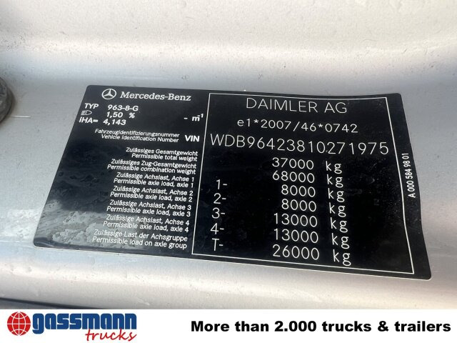 Mercedes-Benz Arocs 3251 LK 8x4/4, Retarder, Stahlmulde ca. - Savivartis: foto 3 Mercedes-Benz Arocs 3251 LK 8x4/4, Retarder, Stahlmulde ca. - Savivartis: foto 3