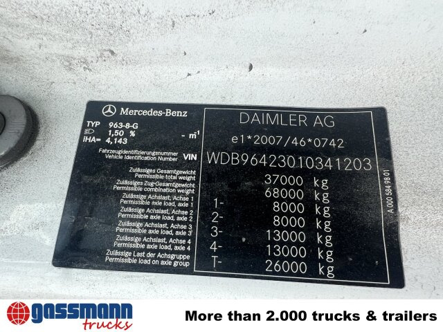 Mercedes-Benz Arocs 3253 K 8x4/4, Retarder, Stahlmulde ca. - Savivartis: foto 2 Mercedes-Benz Arocs 3253 K 8x4/4, Retarder, Stahlmulde ca. - Savivartis: foto 2