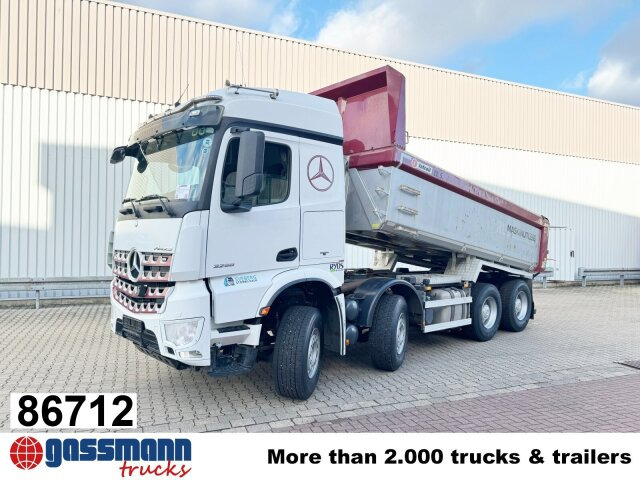 Mercedes-Benz Arocs 3258 LK 8x4/4, Retarder, Stahlmulde ca. - Savivartis: foto 1 Mercedes-Benz Arocs 3258 LK 8x4/4, Retarder, Stahlmulde ca. - Savivartis: foto 1