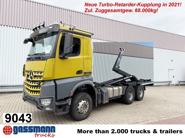 Mercedes-Benz Arocs 3363 K 6x4, Grounder, - Hook-lift sunkvežimis: foto 1 Mercedes-Benz Arocs 3363 K 6x4, Grounder, - Hook-lift sunkvežimis: foto 1