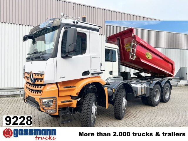 Mercedes-Benz Arocs 4151 AK 8x8/4, Grounder, Meiller - Savivartis: foto 1 Mercedes-Benz Arocs 4151 AK 8x8/4, Grounder, Meiller - Savivartis: foto 1