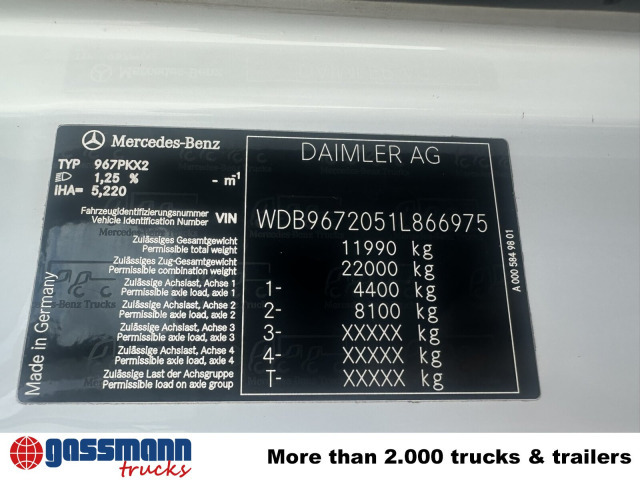 Mercedes-Benz Atego 1223 K 4x2, AHK-Öl - Savivartis sunkvežimis: foto 4 Mercedes-Benz Atego 1223 K 4x2, AHK-Öl - Savivartis sunkvežimis: foto 4