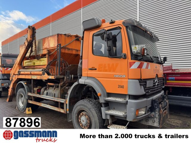 Mercedes-Benz Atego 1828 4x4, Tele-Absetzer, - Nuožulnaus pakėlimo ant platformos sunkvežimis: foto 1 Mercedes-Benz Atego 1828 4x4, Tele-Absetzer, - Nuožulnaus pakėlimo ant platformos sunkvežimis: foto 1