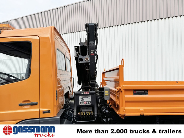 Mercedes-Benz Atego 815 K 4x2 mit Kran Hiab 055 B-1 CL - Savivartis sunkvežimis, Sunkvežimis su kranu: foto 2 Mercedes-Benz Atego 815 K 4x2 mit Kran Hiab 055 B-1 CL - Savivartis sunkvežimis, Sunkvežimis su kranu: foto 2