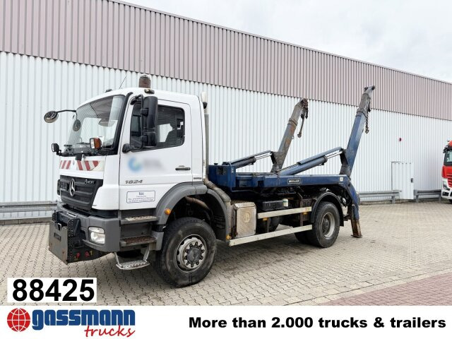 Mercedes-Benz Axor 1824 AK 4x4, Tele-Absetzer, - Nuožulnaus pakėlimo ant platformos sunkvežimis: foto 1 Mercedes-Benz Axor 1824 AK 4x4, Tele-Absetzer, - Nuožulnaus pakėlimo ant platformos sunkvežimis: foto 1