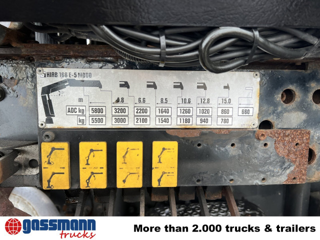 Mercedes-Benz Axor 1828 A 4x4 mit Kran Hiab XS 166 E-5 - Platforminis/ Bortinis sunkvežimis, Sunkvežimis su kranu: foto 2 Mercedes-Benz Axor 1828 A 4x4 mit Kran Hiab XS 166 E-5 - Platforminis/ Bortinis sunkvežimis, Sunkvežimis su kranu: foto 2