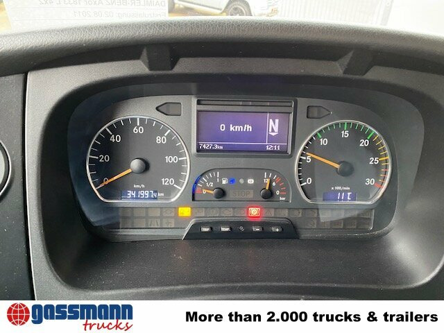 Mercedes-Benz Axor 1833 L 4x2 mit Heckkran Hiab XS 133 K-2 - Platforminis/ Bortinis sunkvežimis, Sunkvežimis su kranu: foto 4 Mercedes-Benz Axor 1833 L 4x2 mit Heckkran Hiab XS 133 K-2 - Platforminis/ Bortinis sunkvežimis, Sunkvežimis su kranu: foto 4