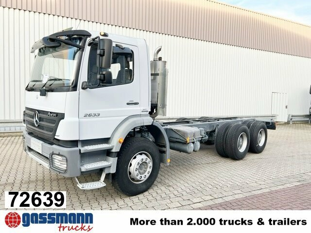 Mercedes-Benz Axor 2633 K 6x4 RHD - Važiuoklės sunkvežimis: foto 1 Mercedes-Benz Axor 2633 K 6x4 RHD - Važiuoklės sunkvežimis: foto 1