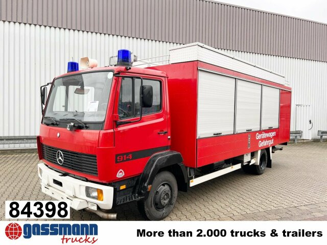 Mercedes-Benz LK 914 4x2, Gerätewagen für Gefahrgut, - Gaisrinė mašina: foto 1 Mercedes-Benz LK 914 4x2, Gerätewagen für Gefahrgut, - Gaisrinė mašina: foto 1