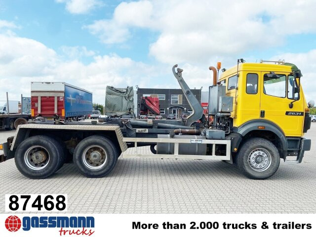 Mercedes-Benz SK II 2631 6x4, Winterdienstausstattung - Hook-lift sunkvežimis: foto 1 Mercedes-Benz SK II 2631 6x4, Winterdienstausstattung - Hook-lift sunkvežimis: foto 1
