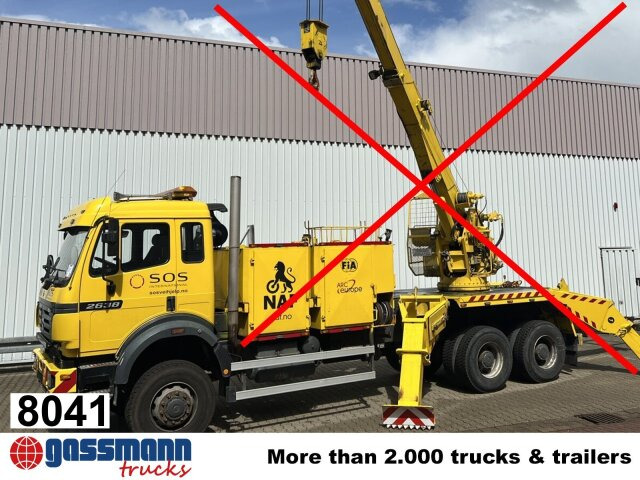 Mercedes-Benz SK II 2638/44 A 6x6, V8, Retarder - Važiuoklės sunkvežimis: foto 1 Mercedes-Benz SK II 2638/44 A 6x6, V8, Retarder - Važiuoklės sunkvežimis: foto 1