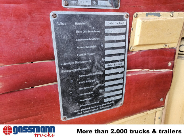 Opel LF8, Blitz, Oldtimer Feuerwehr, - Gaisrinė mašina: foto 5 Opel LF8, Blitz, Oldtimer Feuerwehr, - Gaisrinė mašina: foto 5