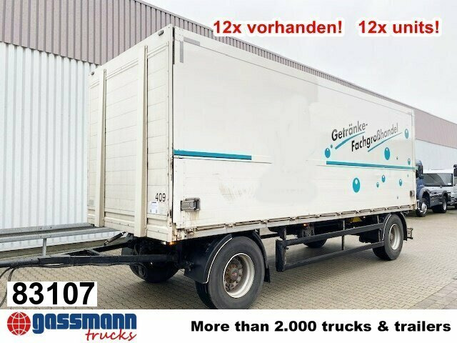 Orten PRASQ 18 Getränkeanhänger, Stapleraufnahme, - Furgonas priekaba: foto 1 Orten PRASQ 18 Getränkeanhänger, Stapleraufnahme, - Furgonas priekaba: foto 1