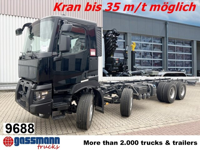 Renault C 480 8x4, Kran 15-35m/t - Hook-lift sunkvežimis, Sunkvežimis su kranu: foto 1 Renault C 480 8x4, Kran 15-35m/t - Hook-lift sunkvežimis, Sunkvežimis su kranu: foto 1