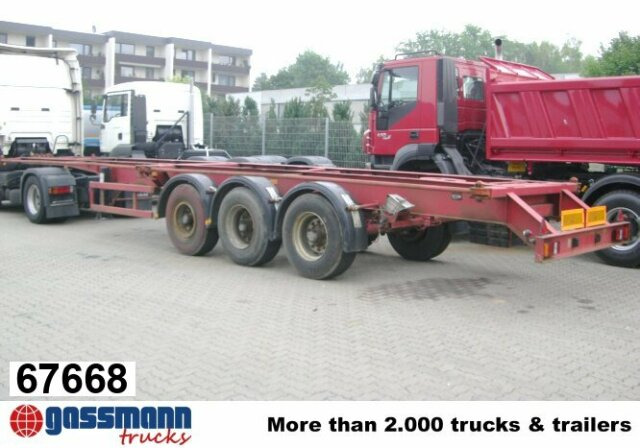 SAnh Container Chassis - Konteineris-vežimus/ Sukeisti kūną puspriekabė: foto 1 SAnh Container Chassis - Konteineris-vežimus/ Sukeisti kūną puspriekabė: foto 1