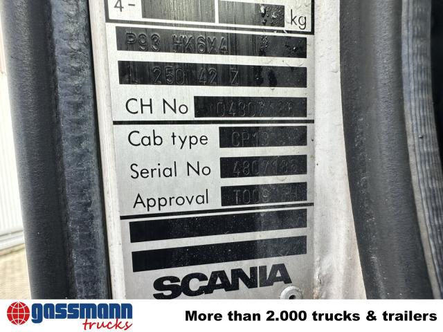 Scania P93 HK 250 6x4L, Abrollkipper - Hook-lift sunkvežimis: foto 2 Scania P93 HK 250 6x4L, Abrollkipper - Hook-lift sunkvežimis: foto 2