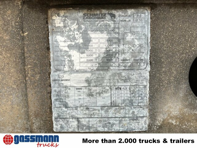 Schmitz Cargobull SKI 24 SL 7.2, Stahlmulde ca. 27m³, Liftachse - Savivartis puspriekabė: foto 3 Schmitz Cargobull SKI 24 SL 7.2, Stahlmulde ca. 27m³, Liftachse - Savivartis puspriekabė: foto 3