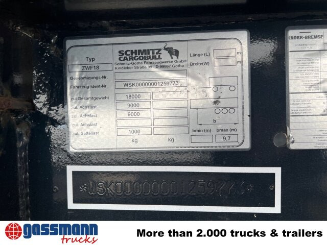 Miškovežio priekaba Schmitz Cargobull ZWF 18: foto 6 Miškovežio priekaba Schmitz Cargobull ZWF 18: foto 6