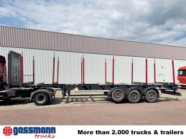 Schwarzmüller 3-Achs Holzauflieger, Liftachse, MEHRFACH - Miškovežio puspriekabė: foto 2 Schwarzmüller 3-Achs Holzauflieger, Liftachse, MEHRFACH - Miškovežio puspriekabė: foto 2