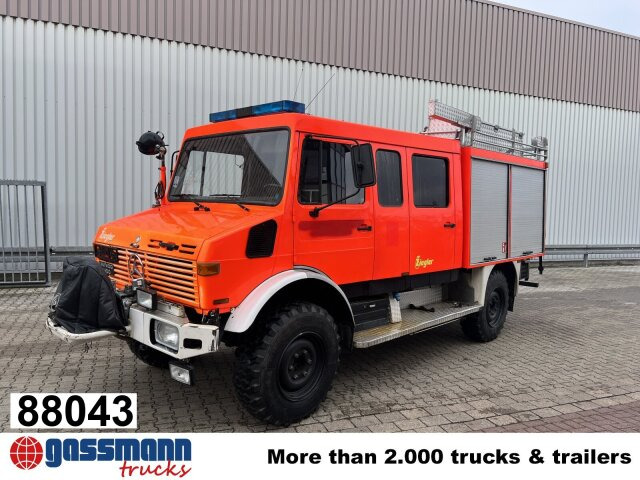 Unimog U 1300 L 4x4 Doka, LF8 - Gaisrinė mašina: foto 1 Unimog U 1300 L 4x4 Doka, LF8 - Gaisrinė mašina: foto 1