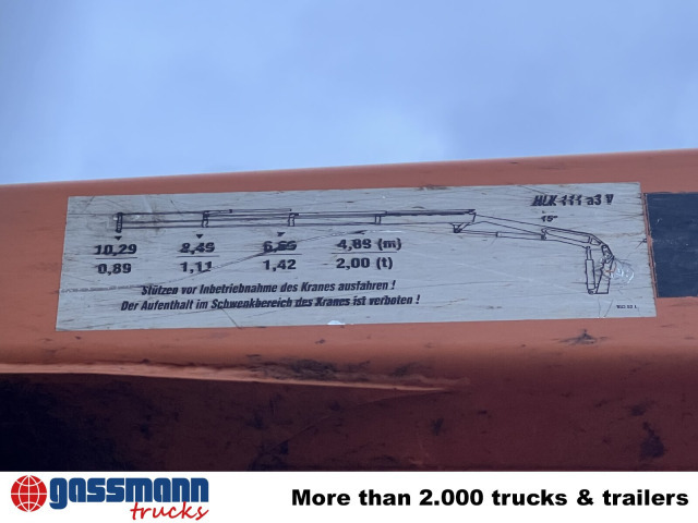 Unimog U400 4x4, Frontzapfwelle, Kipper, Kran MKG HKL - Savivartis sunkvežimis, Sunkvežimis su kranu: foto 4 Unimog U400 4x4, Frontzapfwelle, Kipper, Kran MKG HKL - Savivartis sunkvežimis, Sunkvežimis su kranu: foto 4