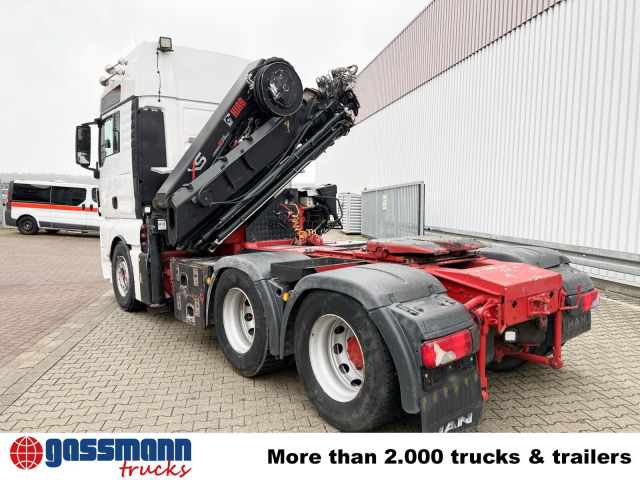 Vilkikas MAN TGX 26.480 6x4 BLS mit Kran Hiab 288E-6 Hipro,: foto 15