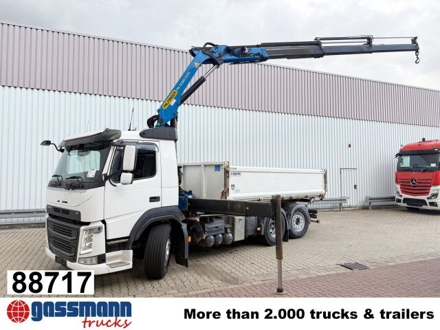 Volvo FM 460 6x2, Lenk-/Liftachse, Alu-Bordwände, - Savivartis sunkvežimis, Sunkvežimis su kranu: foto 1 Volvo FM 460 6x2, Lenk-/Liftachse, Alu-Bordwände, - Savivartis sunkvežimis, Sunkvežimis su kranu: foto 1