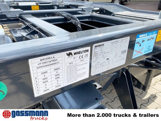 Wielton PS2P70B Abrollanhänger bis 7,25 m Behälter - Kablio/ Skip loader priekaba: foto 4 Wielton PS2P70B Abrollanhänger bis 7,25 m Behälter - Kablio/ Skip loader priekaba: foto 4