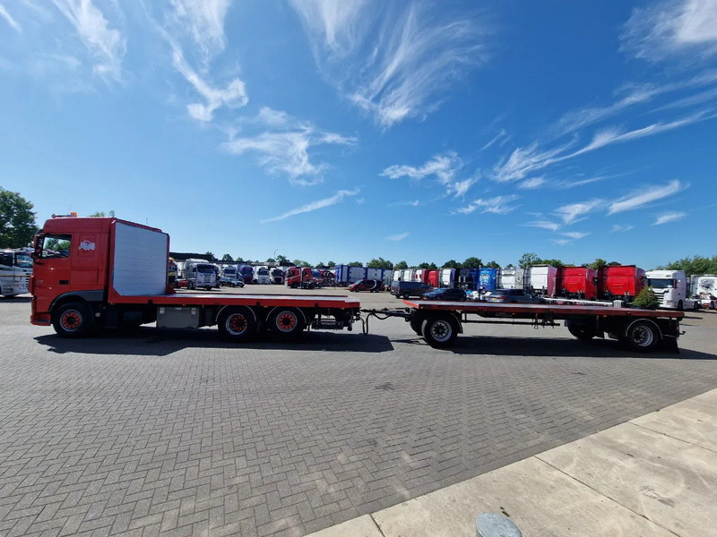 DAF XF 410 6x2 SpaceCab - Flatbed - Euro 6 + 2 axle trailer BPW - Platforminis/ Bortinis sunkvežimis: foto 4 DAF XF 410 6x2 SpaceCab - Flatbed - Euro 6 + 2 axle trailer BPW - Platforminis/ Bortinis sunkvežimis: foto 4