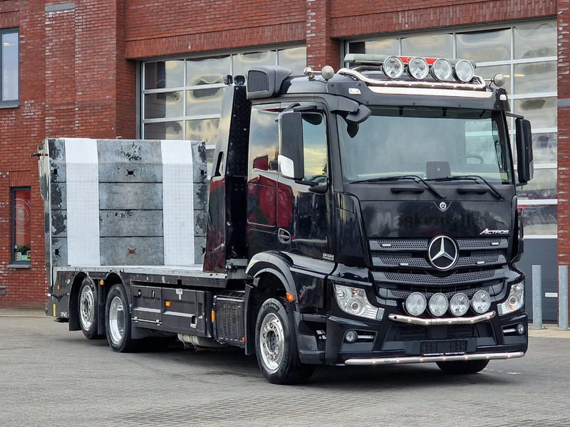 Mercedes-Benz Actros 2553 6x2 - Flabad hydraulic ramps/extension - Winch - Camera - Machine mover - Autovežis sunkvežimis: foto 2 Mercedes-Benz Actros 2553 6x2 - Flabad hydraulic ramps/extension - Winch - Camera - Machine mover - Autovežis sunkvežimis: foto 2