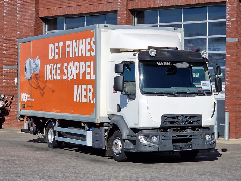 Renault D 12.250 4x2 - Box - Loadlift 1.500 KG - A/C - Euro 6 - Automatic - Camera system - Furgonas sunkvežimis: foto 1 Renault D 12.250 4x2 - Box - Loadlift 1.500 KG - A/C - Euro 6 - Automatic - Camera system - Furgonas sunkvežimis: foto 1