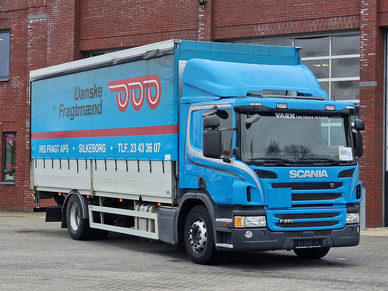 Scania P250 4x2 - Loadlift - Side boards - Full air - Euro 6 - Tentinis sunkvežimis: foto 1 Scania P250 4x2 - Loadlift - Side boards - Full air - Euro 6 - Tentinis sunkvežimis: foto 1