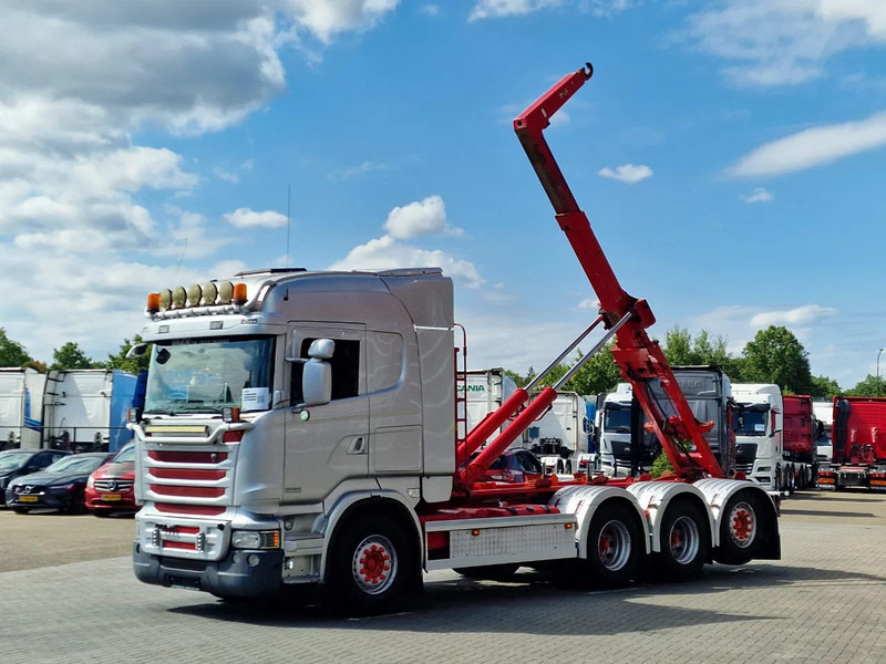 Scania R490 8x4*4 - HIAB XR24SL58 24T hooklift - Euro 6 - Full air - Steering axle - Hook-lift sunkvežimis: foto 5 Scania R490 8x4*4 - HIAB XR24SL58 24T hooklift - Euro 6 - Full air - Steering axle - Hook-lift sunkvežimis: foto 5
