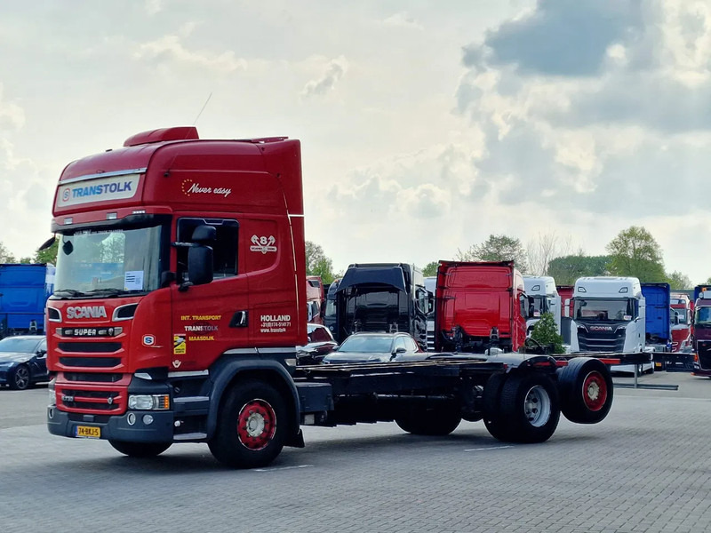 Scania R730 Topline 6x2*4 - Retarder - King of the Road - Night clima - Steering axle - Leather - Važiuoklės sunkvežimis: foto 3 Scania R730 Topline 6x2*4 - Retarder - King of the Road - Night clima - Steering axle - Leather - Važiuoklės sunkvežimis: foto 3