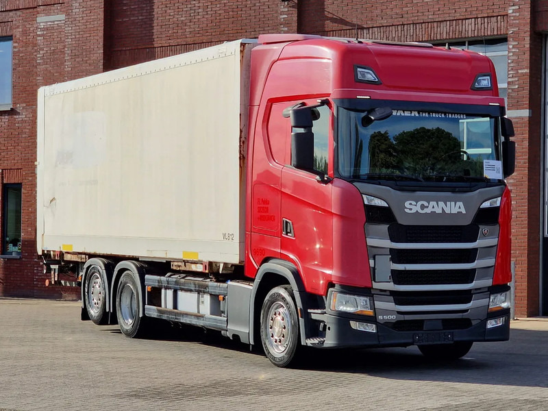 Scania S500 NGS Highline 6x2 - BDF - Full air - Loadlift - Box - Navi - Retarder - Konteineris-vežimus/ Sukeisti kūną sunkvežimis: foto 1 Scania S500 NGS Highline 6x2 - BDF - Full air - Loadlift - Box - Navi - Retarder - Konteineris-vežimus/ Sukeisti kūną sunkvežimis: foto 1