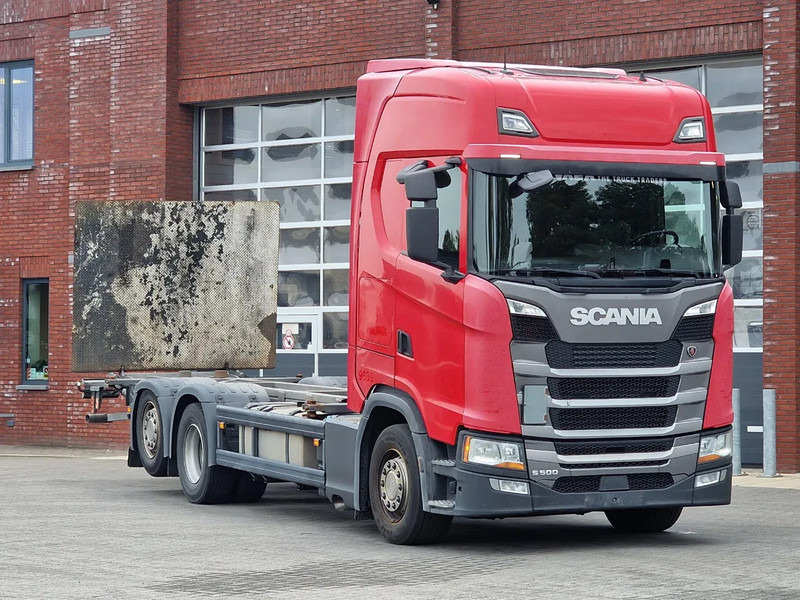 Scania S500 NGS Highline 6x2 - BDF - Full air - Loadlift - Navi - Retarder - Konteineris-vežimus/ Sukeisti kūną sunkvežimis: foto 1 Scania S500 NGS Highline 6x2 - BDF - Full air - Loadlift - Navi - Retarder - Konteineris-vežimus/ Sukeisti kūną sunkvežimis: foto 1