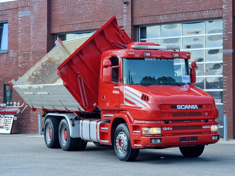 Scania T124-420 6x4 - Tipper - Retarder - Full steel - HUB Reduction - Manual gearbox - Savivartis sunkvežimis: foto 2 Scania T124-420 6x4 - Tipper - Retarder - Full steel - HUB Reduction - Manual gearbox - Savivartis sunkvežimis: foto 2