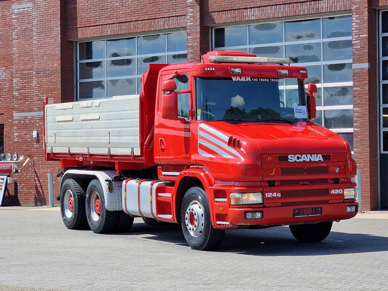 Scania T124-420 6x4 - Tipper - Retarder - Full steel - HUB Reduction - Manual gearbox - Savivartis sunkvežimis: foto 3 Scania T124-420 6x4 - Tipper - Retarder - Full steel - HUB Reduction - Manual gearbox - Savivartis sunkvežimis: foto 3