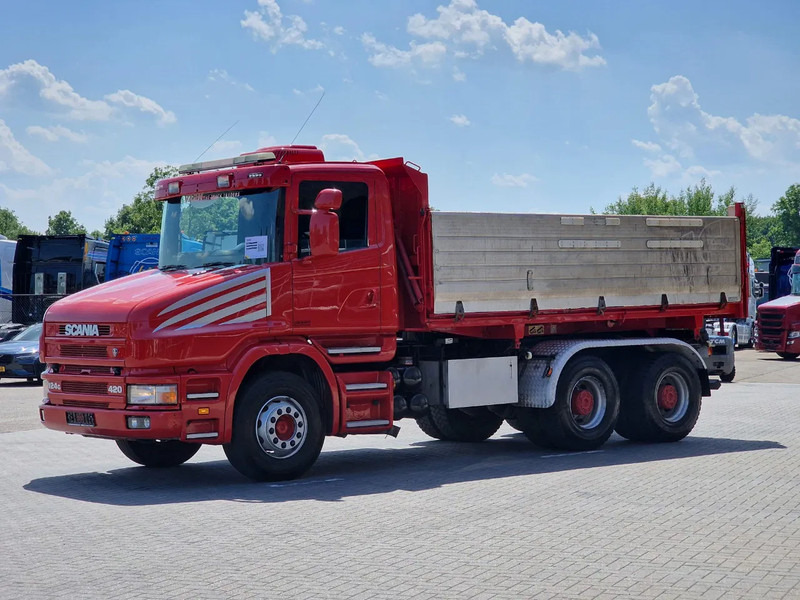 Scania T124-420 6x4 - Tipper - Retarder - Full steel - HUB Reduction - Manual gearbox - Savivartis sunkvežimis: foto 5 Scania T124-420 6x4 - Tipper - Retarder - Full steel - HUB Reduction - Manual gearbox - Savivartis sunkvežimis: foto 5