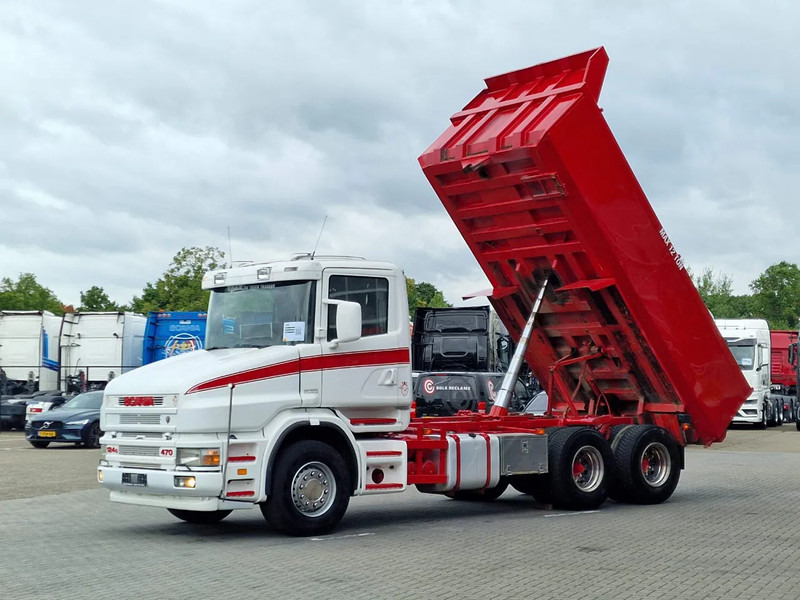 Scania T124-470 6x2 - Tipper - Manual gearbox - Full steel - Robson Drive - New Engine - Torpedo/Hauber - Savivartis sunkvežimis: foto 4 Scania T124-470 6x2 - Tipper - Manual gearbox - Full steel - Robson Drive - New Engine - Torpedo/Hauber - Savivartis sunkvežimis: foto 4