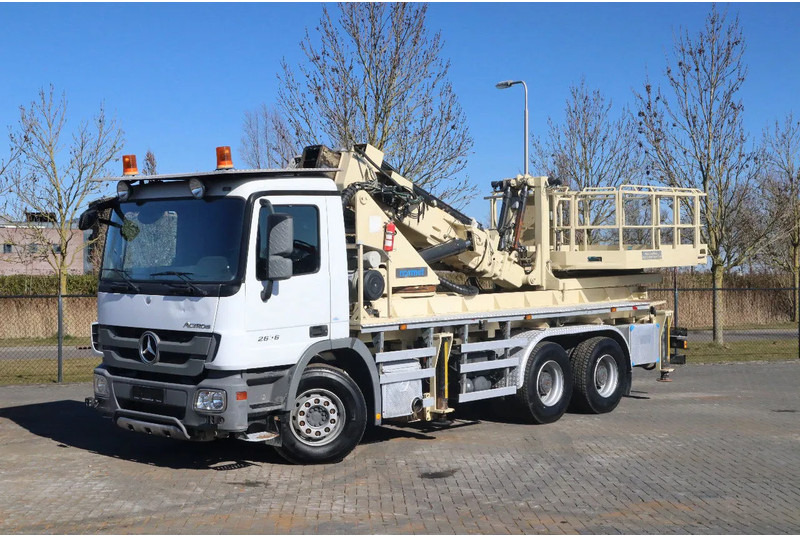 Mercedes-Benz Actros 2636 6X4 | TUNNEL PLATFORM | REMOTE DRIVING - Sunkvežimis su kranu: foto 5 Mercedes-Benz Actros 2636 6X4 | TUNNEL PLATFORM | REMOTE DRIVING - Sunkvežimis su kranu: foto 5