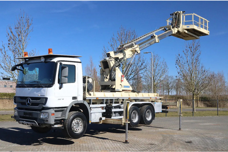 Mercedes-Benz Actros 2636 6X4 | TUNNEL PLATFORM | REMOTE DRIVING - Sunkvežimis su kranu: foto 1 Mercedes-Benz Actros 2636 6X4 | TUNNEL PLATFORM | REMOTE DRIVING - Sunkvežimis su kranu: foto 1